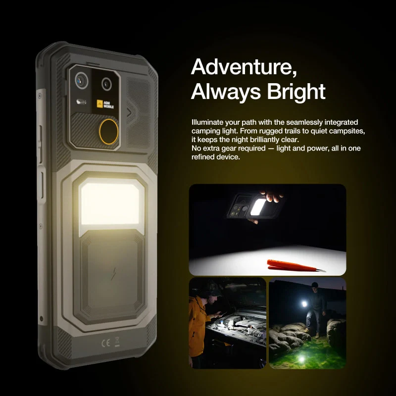 AGM G3 | Rugged Smartphone | 12GB+512GB | 10000mAh Battery | 5W Speaker 116dB | 50MP Front Camera | 120Hz Display | IP68 IP69K | Wireless Charging - Image 5