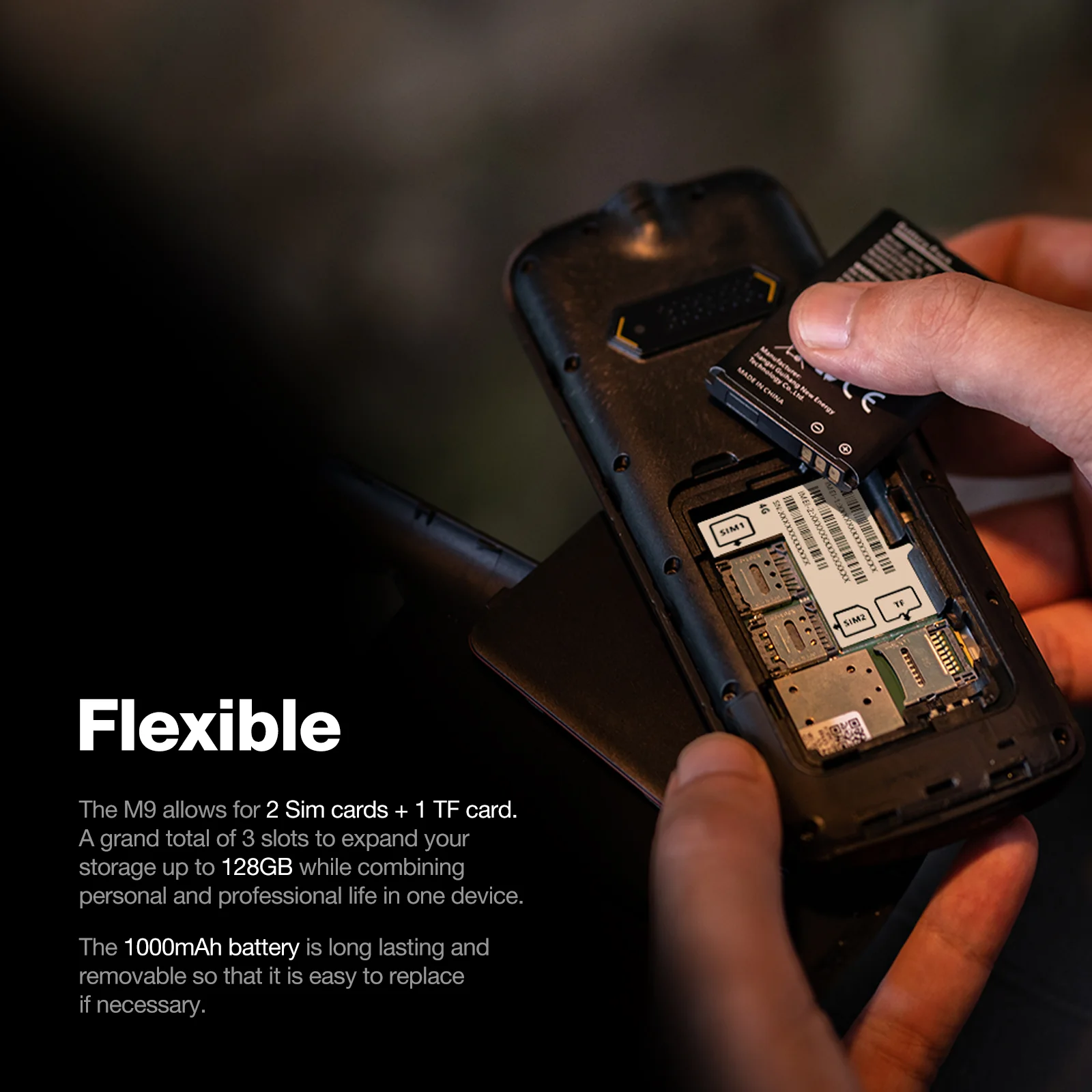 AGM M9 | Rugged | 4G | Ergonomic | User Friendly | Fast Dial | Dual SIM - Image 3